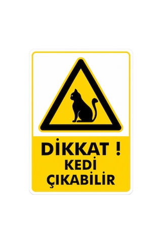 Garaj Girişi Park Etmeyin Uyarı İkaz Park Yasak Levhası A4 Ebat Sticker Folyo Kolay Montaj