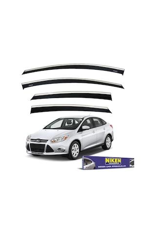 Ford Focus 3 Cam Rüzgarlığı Kromlu 2012+ Niken