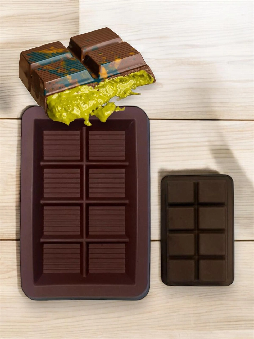 Silikon Dubai Çikolata Kalıbı Tarif Edildiği Gibi