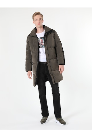 Colin's Colins Regular Fit Şişme Cepli Yeşil Erkek Kaban 001