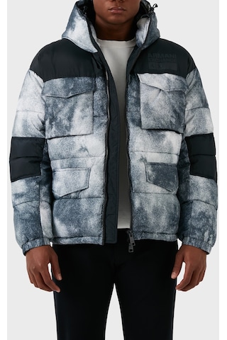 Armani Exchange Erkek Mont 6Rzk30 Znkrz 21Cs Beyaz-Lacivert Beyaz - Lacivert