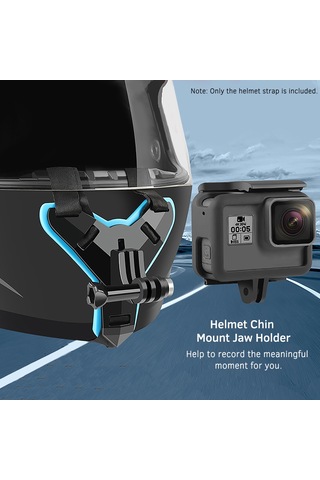 Dofolink Motorcycle Kask Açık Yüz Tutucu, Gopro Hero 10/9/8/7/6/5/4/3 Sjcam Djı Osmo Action Xıaoyı İçin Evrensel Tekerlekli Tutanak Vidalı
