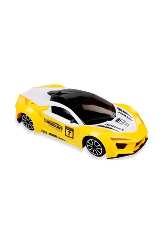 Canem Kutulu Pilli Sesli Işıklı Spor Arabası Sarı 3+ Yaş