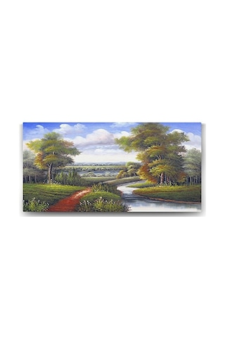 Tr Akarsu Doğa Tablosu - 160x80cm