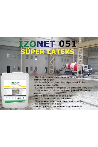 İzonet 051 Süper Lateks 5 Kg 5 KG