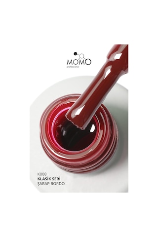 Momo Professional Kalıcı Oje K008 Şarap Bordo 4 Ml