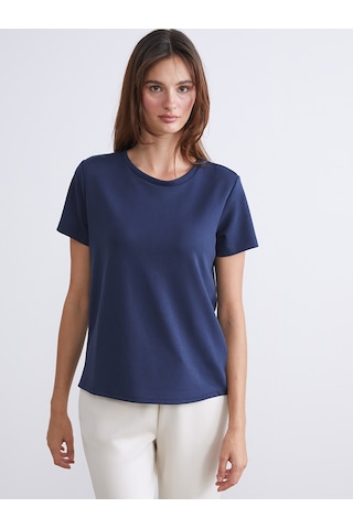 Lcw Everyday Lacivert Soft Touch Kadın Tişört