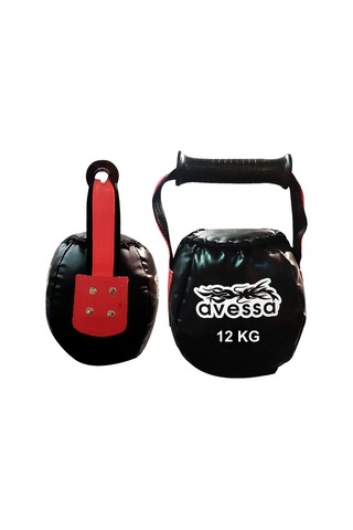 Premium Ev Salon Sporcu Deri Kettle Bell 12 Kg
