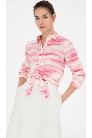 Pierre Cardin Kadın Pembe Gömlek Desenli 50284839-vr041 Pembe