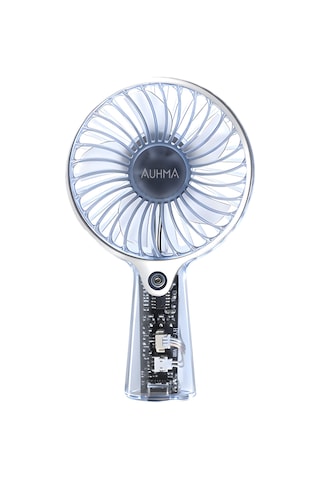 Auhma Aufn04 Taşınabilir Mini El Fanı Mavi Şarjlı, Sessiz, 500mah Type-c Kablosuz Mini Fan