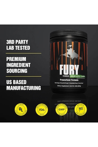 Unıversal Anımal Fury Preworkout 507 G