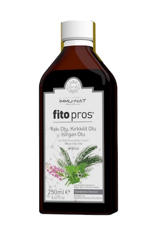 İmmunat Fito Pros Yakı Otu Kırkkilit Otu Isırgan Otu Sıvı Ekstraktı 250 ML