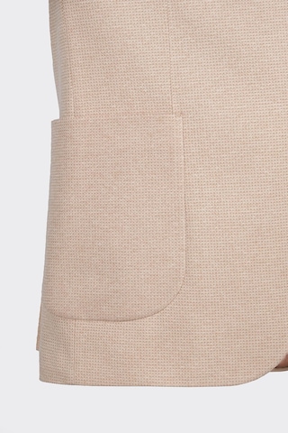 Bej Casual Slim Fit Bi-stretch Ceket Bej