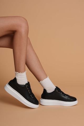 Luis A Costa Lc103 Siyah Cilt Beyaz Taban Kadın Sneaker Renkli