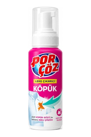 Porçöz Köpük Leke Çıkarıcı Sprey 90 Ml Porçöz Köpük Leke Çıkarıcı Sprey 90 Ml