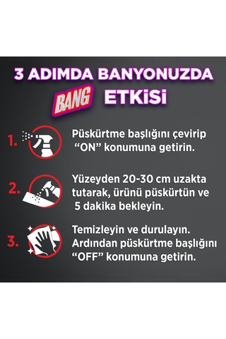 Cillit Bang Dezenfektan Banyo Yağ ve Kireç Çözücü Sprey 750 ML