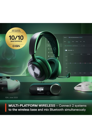 Steelseries Arctis Nova Pro X Wireless Multi- Gaming Kulaklık - Hi-fi Ses Sürücüleri - Aktif Gürültü Giderme - Gen2 Clearcast Mikrofon - , Pc, Ps5, Ps4, Switch, Mobil Sku: Smgstkd4bf2d917a