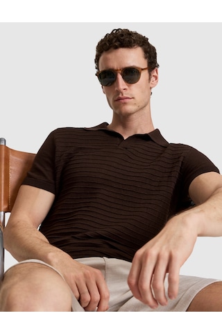 Pierre Cardin Erkek Koyu Kahverengi Kazak /triko 50320799-vr084