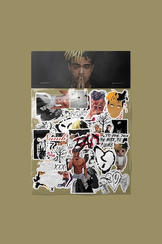Xxxtentacion Sticker Paketi /bullet Journal Defter Çıkartma Ajanda Laptop Etiket Diğer