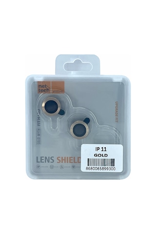 Nettech Apple Uyumlu iPhone 11 Damla Model 2in Kamera Cam Koruyucu - Sarı