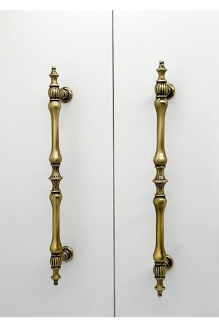Şehzade Antik Sarı Mobilya Dolap Mutfak Çekmece Kulpu 160 Mm 16 Cm 2 Adet