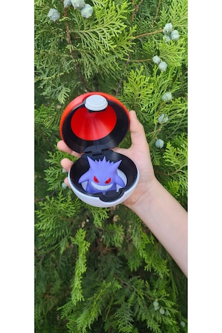 Pokemon Poke Topu Gengar Hediyeli