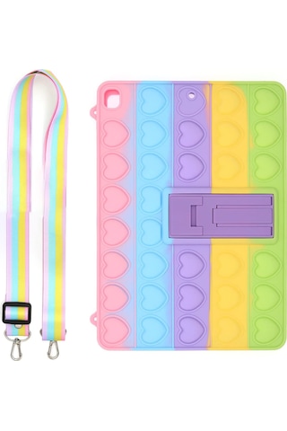 Novstrap İpad 7. 8. 9. Nesil 10.2 İnç İle Uyumlu Kılıf Popit Tablet Kılıfı Askılı Standlı Standlı Kapak