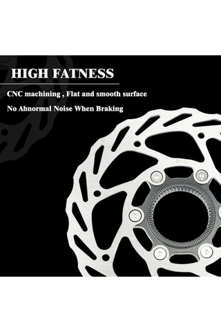 Ebitda Racework Rs6 Dağ Bisikleti Diskler, 160mm Gümüş, Orta Kilitli Gümüş