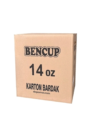 14 Oz Karton Bardak Bencup 50 Li 20 Paket 2000