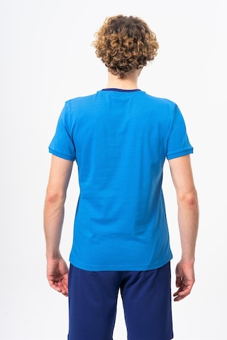 Benetton Bnt-m20461-23y Erkek T-shirt BNT-M20461-R1161 Mavi