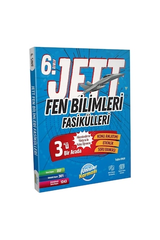 6.sınıf Ünlüler Jett Fasikülleri Seti Türkçe-matematik-fen Bilimleri-sosyal Bilgiler 2025-2026