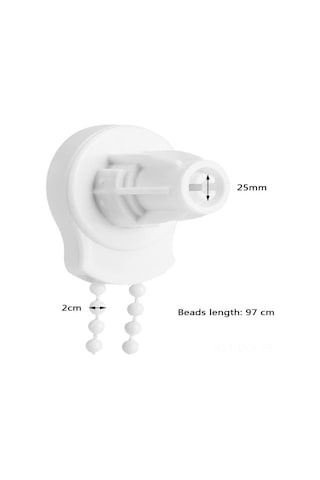 Ranyeek 25mm Pom Kalınlaşmış Rol Perde Kontrol Cihazı, Ev Perde Aksesuarı, Konfor Ve Kolay Kullanım, Vidalı Hediye