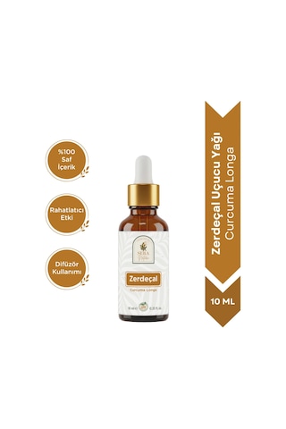 Zerdeçal Uçucu Yağı 10 Ml %100 Saf Ve Doğal