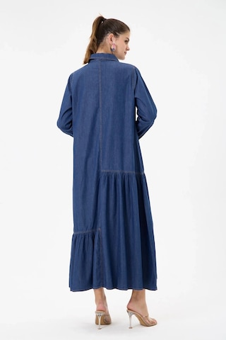 İnvee Kot Elbise Navy 7162