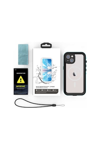 Apple Uyumlu iPhone 14 Kilif 360 Su Geçirmez 1-1 Silikon Zirhli Kapak 565113183