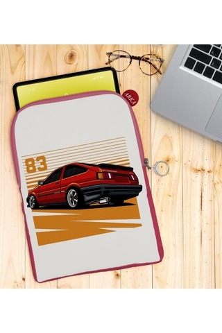 Bk Gift Dirift Car Tasarımlı Taşınabilir Koruyucu Tablet Kılıfı &