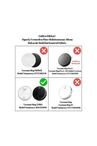 Srfn Ticaret Xiaomi Mop 2 Lite Mjstl Uyumlu Hepa Filtre - 2 Adet