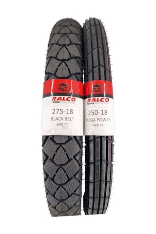 Kuba Cg Falcon Masti Mondial 275-18 Tt Ve 250-18 Tt Tubetype Lastik Set