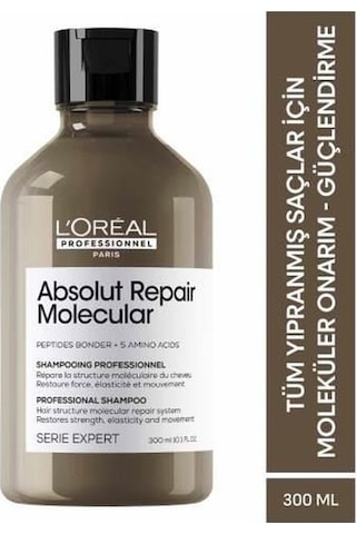 L'oreal Professionnel Serie Expert Absolut Repair Molecular Arındırıcı Şampuan 300 ML