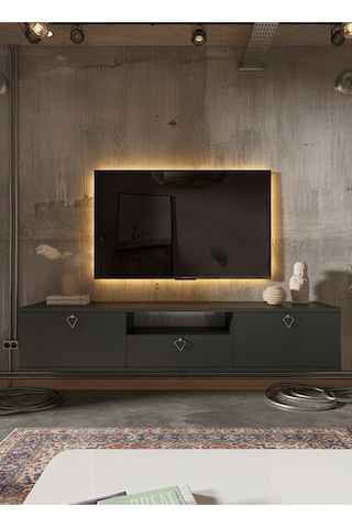 Resital Tv Ünitesi S1834-4 Antrasit Antrasit