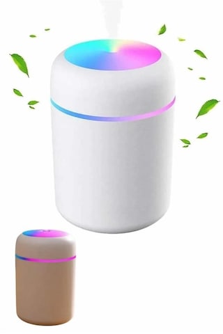 Mey İthalat Humidifier Led Işıklı Mini Ortam Oda Kokusu Aromaterapi Buhardanlık - Meytduuczzzh2onemlendiriciiii2