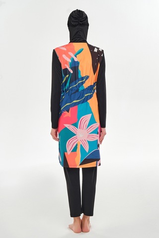 Tam Kapalı Tesettür Mayo 3307 Siyah Siyah02 Siyah