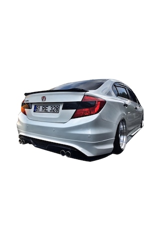 Honda Civic Fb7 (2012-2016) Custom Arka Tampon Eki - Difüzör (pla