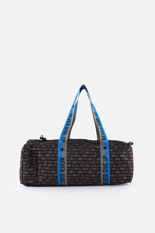 İcone Bag Çocuk Yıldız Logolu Spor Çanta, Çocuk Spor Çanta, Fermuarlı Detaylı Çocuk Spor Çanta Siyah - Gri