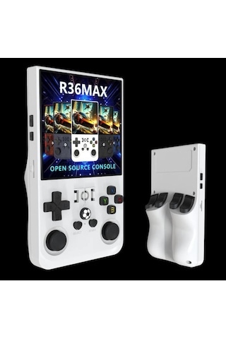Konsol Plus R36s Max Retro El Oyun Konsolu 4.0'' Ips Ekranlı 18.000 Oyunlu - Beyaz