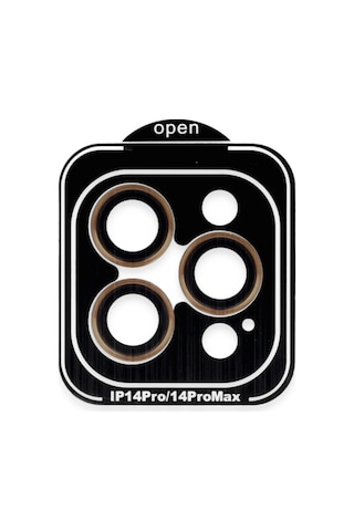 Gld-spt- Joko Apple Uyumlu iPhone 15 Pro Max Pvd Metal Kamera Lens - Turuncu