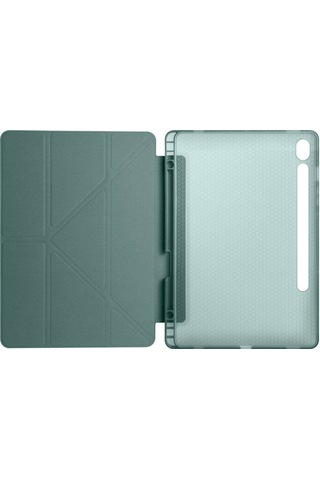 Galaxy Uyumlu Tab S10 Fe Kılıf Tri Folding Kalem Bölmeli Standlı Kılıf Tablet Kılıfı