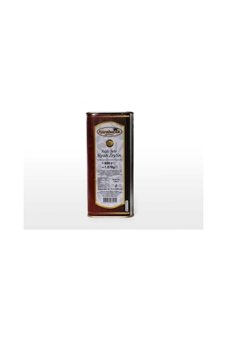 Karabacak Mega Yağlı Sele Zeytin 1 Kg Teneke Kutu
