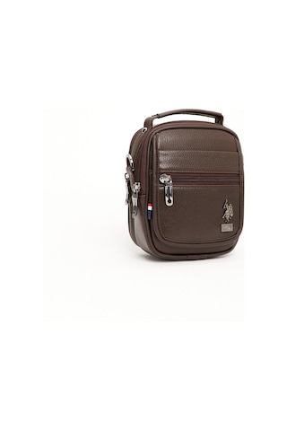 Us Polo Assn 8416 Erkek El Çantası Omuz Çantası Kahverengi Kahverengi