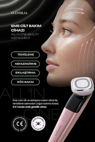 4 Modlu Kore Cam Cilt Bakım Cihazı Elensilia All In One Beauty Instrument